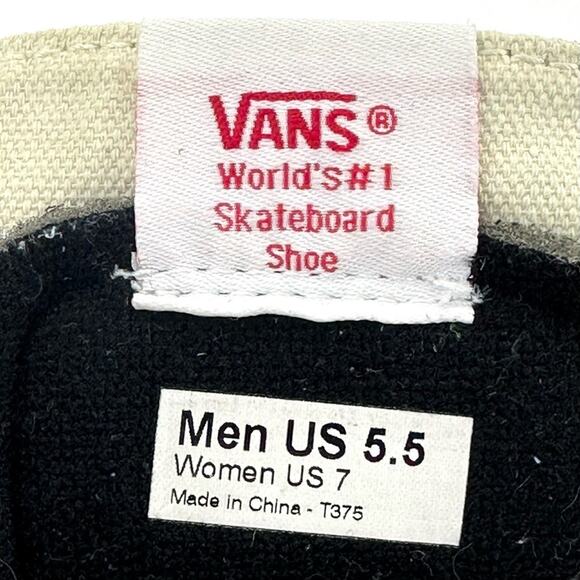 Men Sz 5.5 Vans Sk8hi Slim Lace High Sneaker Skateboard Van Doren Blue/Tropical - Picture 7 of 16